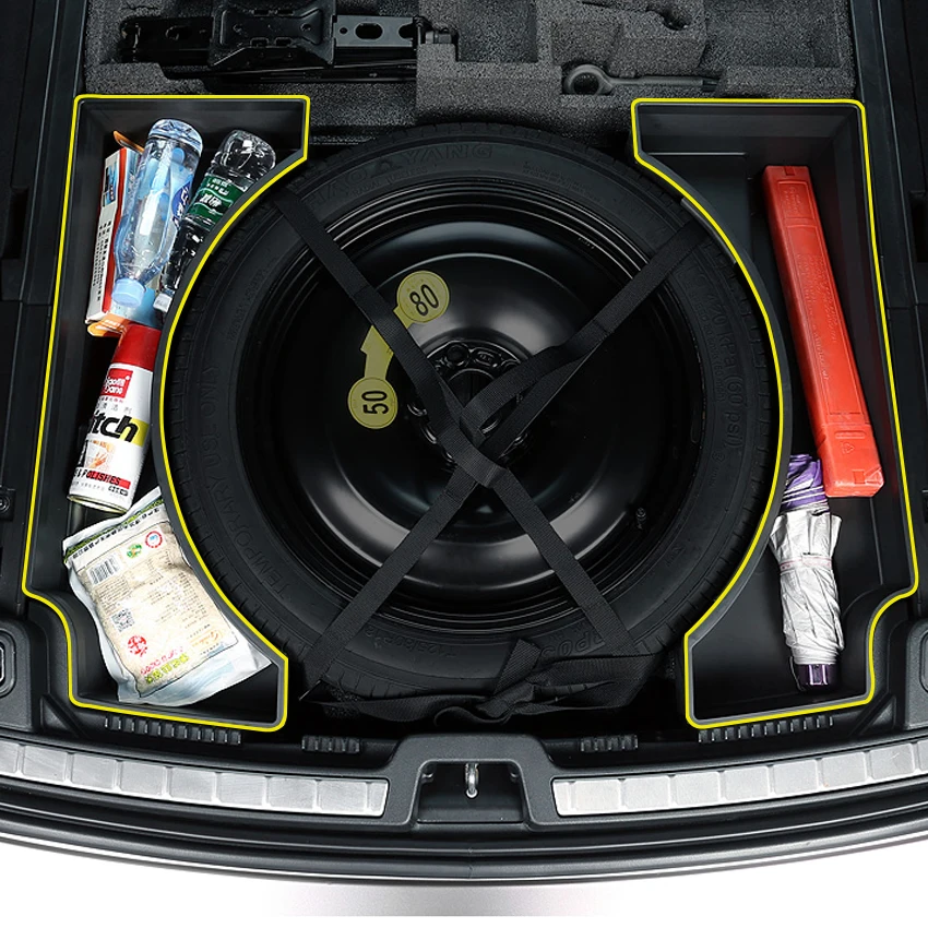 

Car Trunk Plastic Storage Box for Volvo XC60 2018+ Container Holder Tray Accessories Car Styling