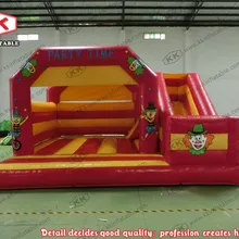 Самый популярный и Супер Привлекательный надувной батут в форме замка с надувная горка bouner красочный надувной комбо
