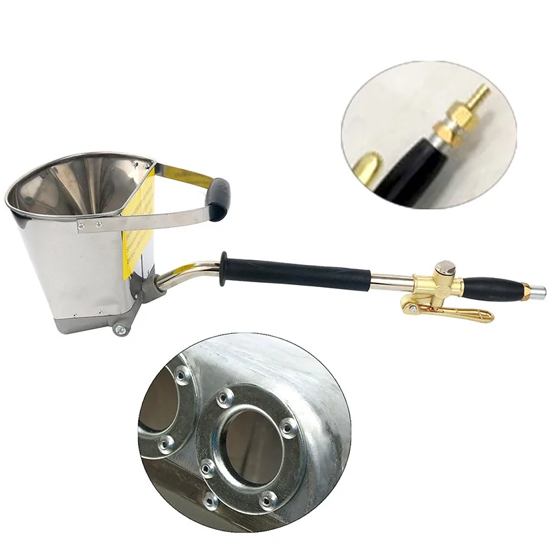 

2019 Wall Mortar Gun Stucco shovel Hopper Ladle Cement Air Stucco sprayer Mortar Sprayer Plaster Hopper Gun Cement Sprayer gun