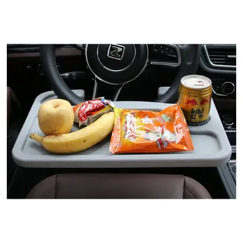 

Car Desk Tray Coffee Holder Laptop Computer Table Steering Wheel Universal Foldable Eat Work Seat Tray Goods Auto Tray