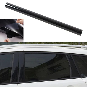 

Dark Smoke Car Window TINT Film Car Automobile Window 300x50cm Uncut 5% VLT Brand New Useful Fashion