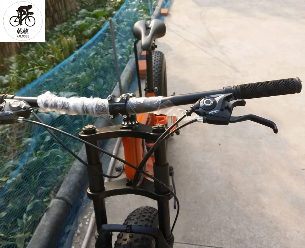 Top Kalosse  M370  27 speed ,  Full suspension 26*4.0 inch  mountain bicycle,  26*17 fat bikes  beach/snow mountain bike 3