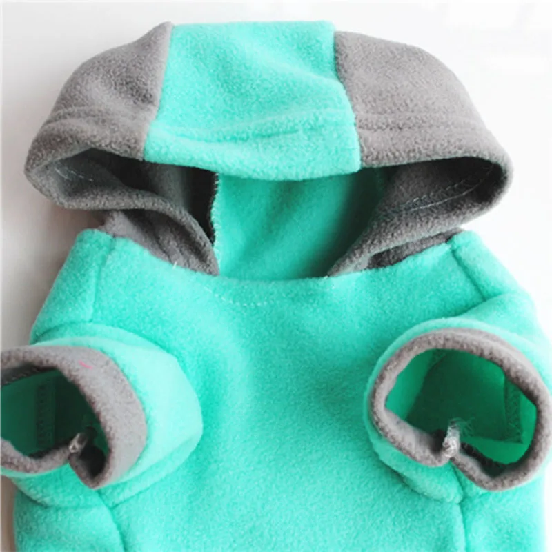 Новое поступление одежда для собак с капюшоном флисовая толстовка маленьких