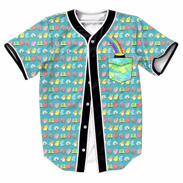 rainbow baseball jersey