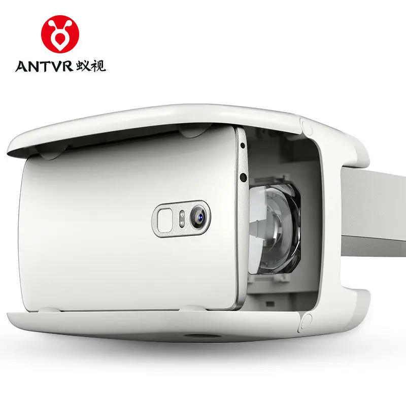 ANTVR 3d vr Box gear VR XiaoMeng Складные портативные очки для виртуального ПК белые очки виртуальной реальности для 4,7-6 дюймов iPhone samsung