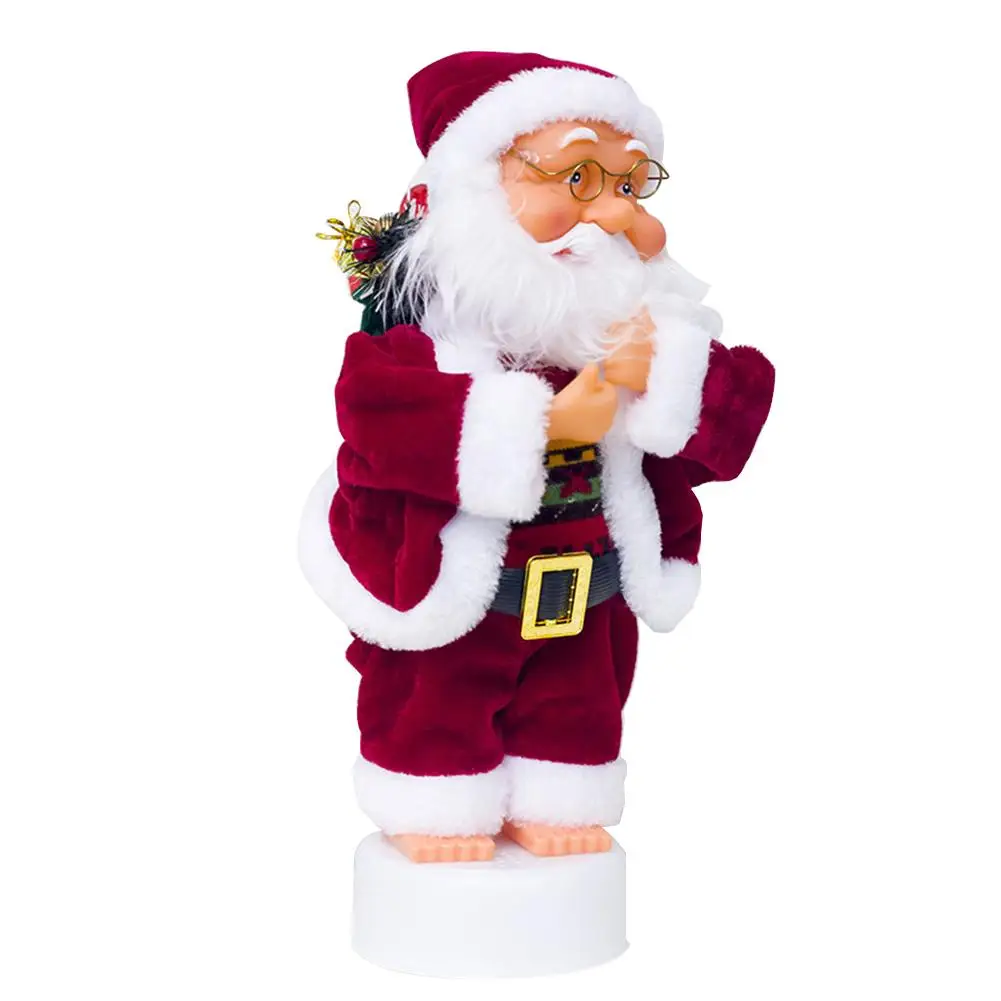 

High Quality Electric Santa Claus Shape Music Dolls Funny Santa Claus Shape Toy Ornaments Christmas Innovative Decoration