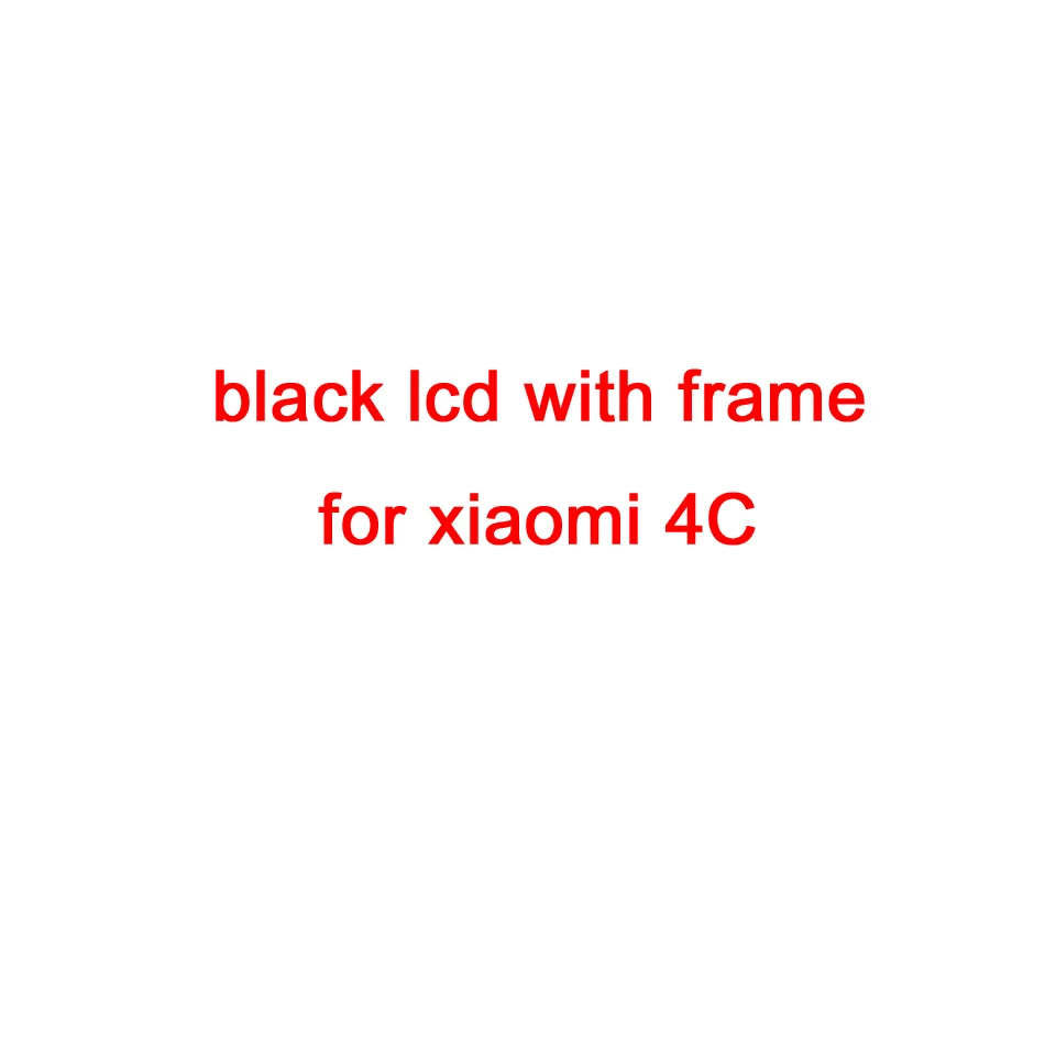

5.0"Display For Xiaomi Mi4c LCD Touch Screen Digitizer Assembly With Frame For Xiaomi Mi4c Mi 4c M4c Replacement 100% tested