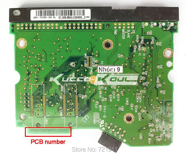 

HDD PCB logic board circuit board 2060 701265 001 for 3.5 inch IDE/PATA hard drive repair hdd date recovery