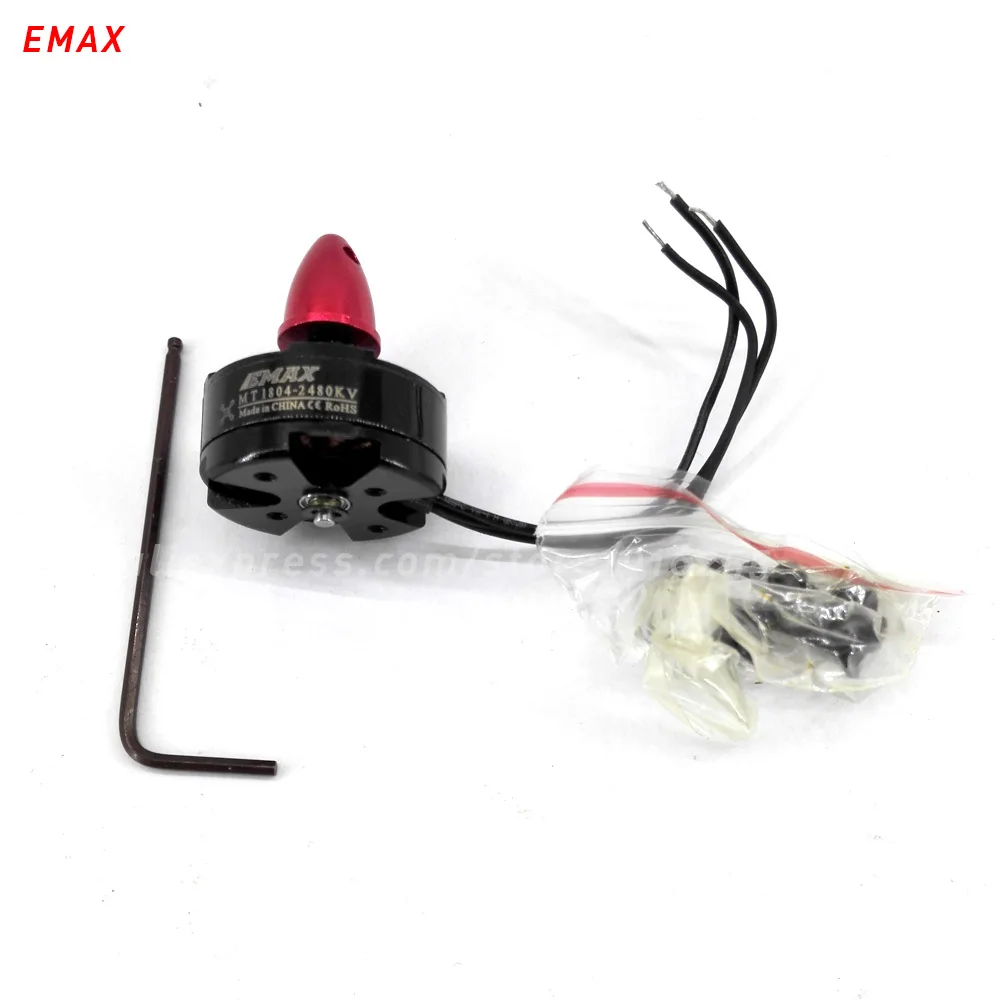 

4pcs(2CW+2CCW) EMAX MT1804 rc brushless motor 2480kv outrunner multi axis copter 2mm shaft for helicopter quadcopter drone parts