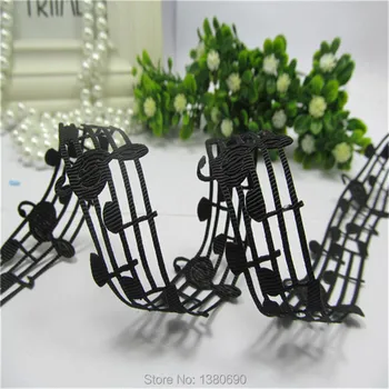 

28mm 10 Yard Notes Hollow Embossed Tape Handmade DIY Ribbons Packaging Tape Clothing Accessories