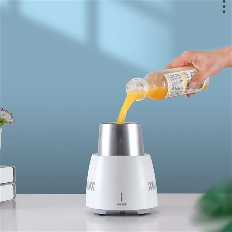 Переносной мини-холодильник, Электрический летний охладитель для напитков, чайник, мгновенное охлаждение, чашка, автомобильный охладитель, морозильная камера