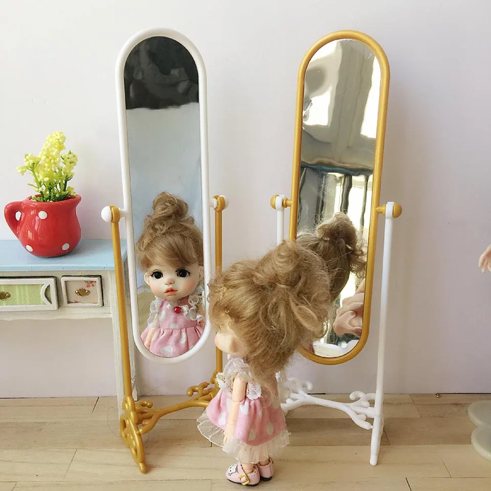 Аксессуары для кукол Allaosify BJD 1/6 1/8 зеркало на все тело Bjd в Европейском стиле