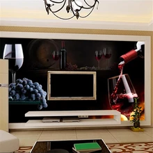 Custom wallpaper 3d mural papel de parede red wine TV background wall painting living room bedroom bar restaurant 3d wallpaper custom waterproof wallpaper tanks postage stamp army wallpaper papel de parede bar living room tv sofa wall bedroom wall murals