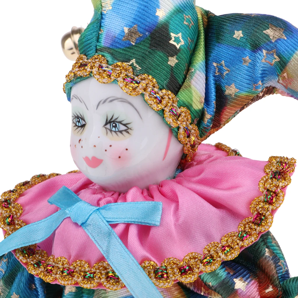 16cm Pretty Italian Porcelain Triangel Doll in Costume Home Display Decoration #4 Children Christmas Gift