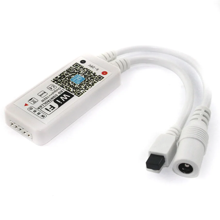 Светодиодный WI FI мини контроллер DC12V с 24 ИК ключ пульт дистанционного управления