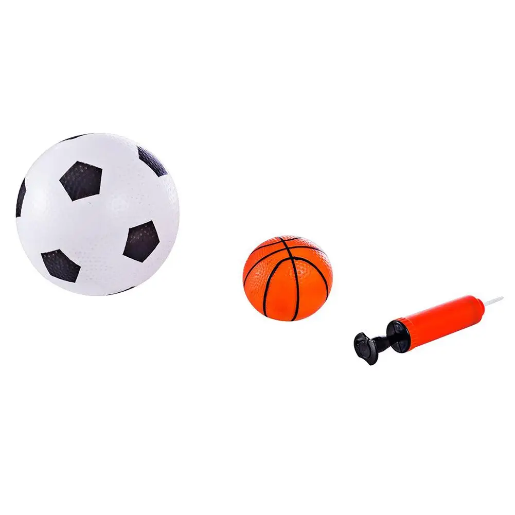 Футбольные ворота бассейн с Баскетбольным кольцом набор для детей 2 в 1 Спорт на открытом воздухе баскетбол стенд футбольные ворота
