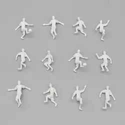 50 шт. масштаб 1: 75 миниатюрные футбольные люди человеческие Весы Модель Спорт Футбол фигура мини футбол плеер для пейзажа