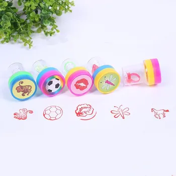 

Multiple Cartoon Stamps Kids Rubber Self Inking Stamps Toys Award Prize Gift Party Favor Christmas Halloween