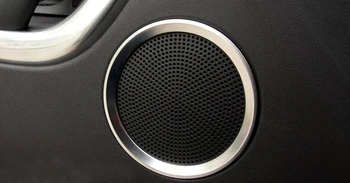 

Door Speaker Sound Cover Ring Trim 6pcs For Land Rover Discovery Sport 2015 2016 2017 Car Interior Accessories Car styling