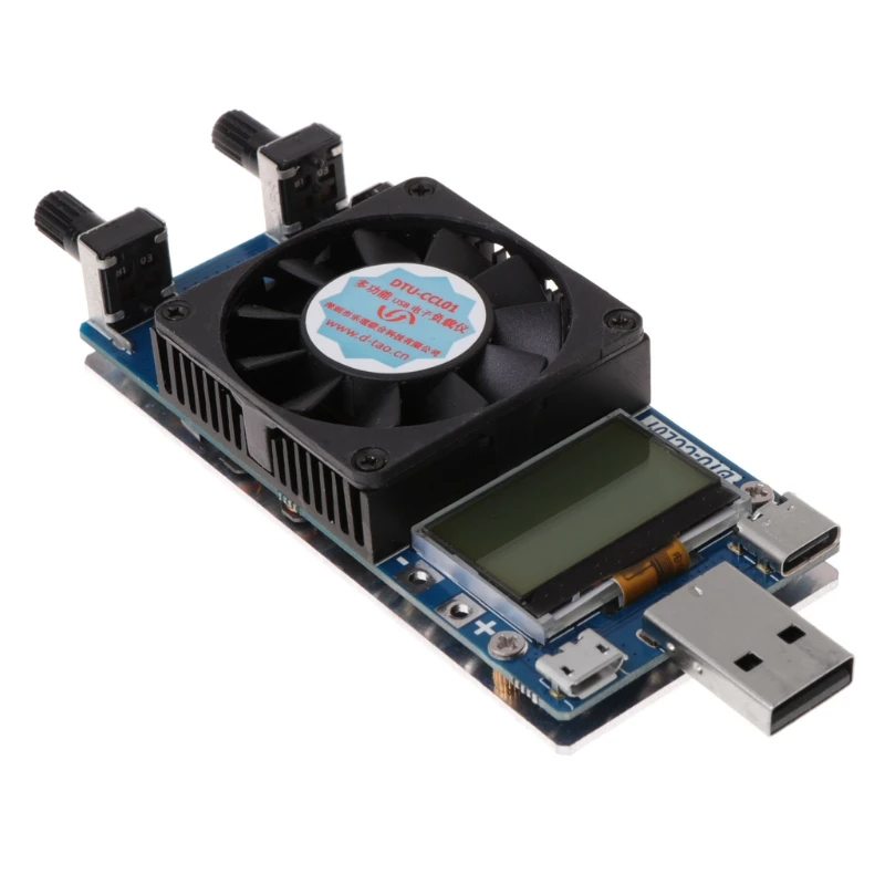 

QC2.0/3.0 Triggers 35W Constant Current Dual Adjustable USB Electronic Load Test
