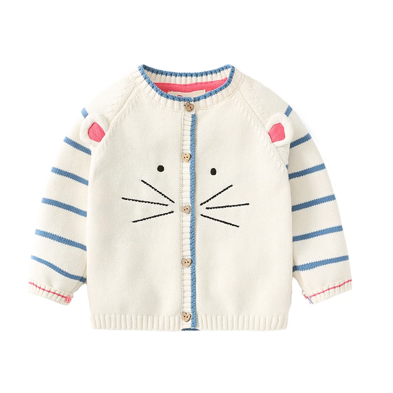 

Y87432304246 Autumn Sweater For Girls Cardigan For Girl Clothes Animal Baby Sweater Embroidery Girls Sweater Baby Outerwear Kids