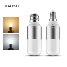 Светодиодный лампочка E27 E14 110 V-240 V без мерцания постоянного тока реальная мощность 5W 7W 9W Светодиодный светильник в форме свечи Bulb освещение люстр