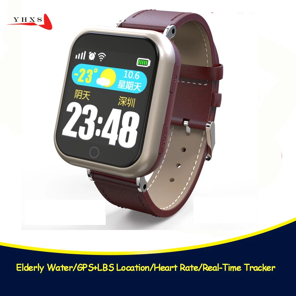 

Smart GPS LBS Tracker Watch for Elderly People Child Wristwatch with SOS Call Safe Anti Lost Remote Heart Rate Monitoring Watch