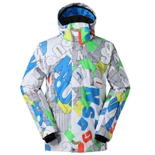 GsouSnow Для мужчин зимние Термальность Водонепроницаемый лыжные куртки Спорт на открытом воздухе мужской пальто Пеший Туризм Лыжный спорт Сноуборд кемпинг ветровки MI009