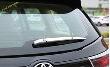 

Lapetus Chrome Rear Windshield Window Windscreen Rain Wiper Cover Trim Fit For Toyota Highlander KLUGER 2014 - 2019 ABS