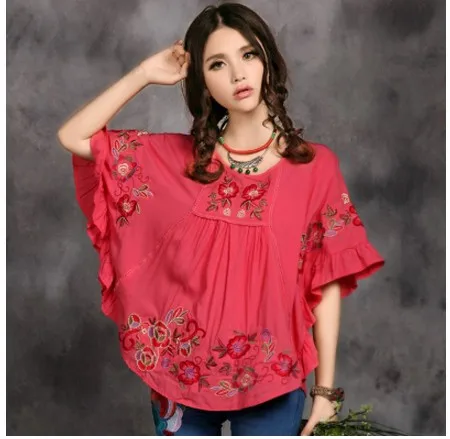 1970s peasant blouse