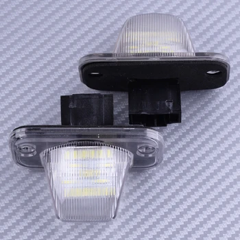 

DWCX 2pcs White Error Free LED License Plate Light Lamp For VW T4 Transporter Caddy Passat Jetta Touran
