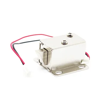 

DC 5V-6V/DC 12V Solenoid Electromagnetic Electric Control Cabinet Drawer Lock for DIY Project-Mini Small Size