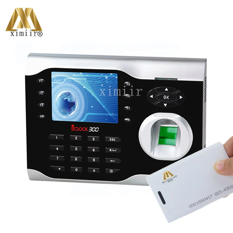 

ZK Iclock300 8000 Fingerprints High-Speed TCP/IP Fingerprint Time Attendance With 125Khz RFID Card & Fingerprint time clock