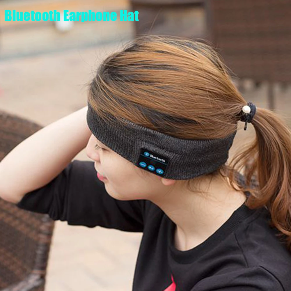 Модный беспроводной Bluetooth Головной убор наушники гарнитура динамик спорт Йога на