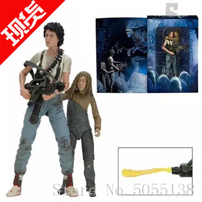

NECA Alien 2 This time it's war Ellen Ripley & Newt 30th Anniversary PVC Action Figure Collectible Model Toy