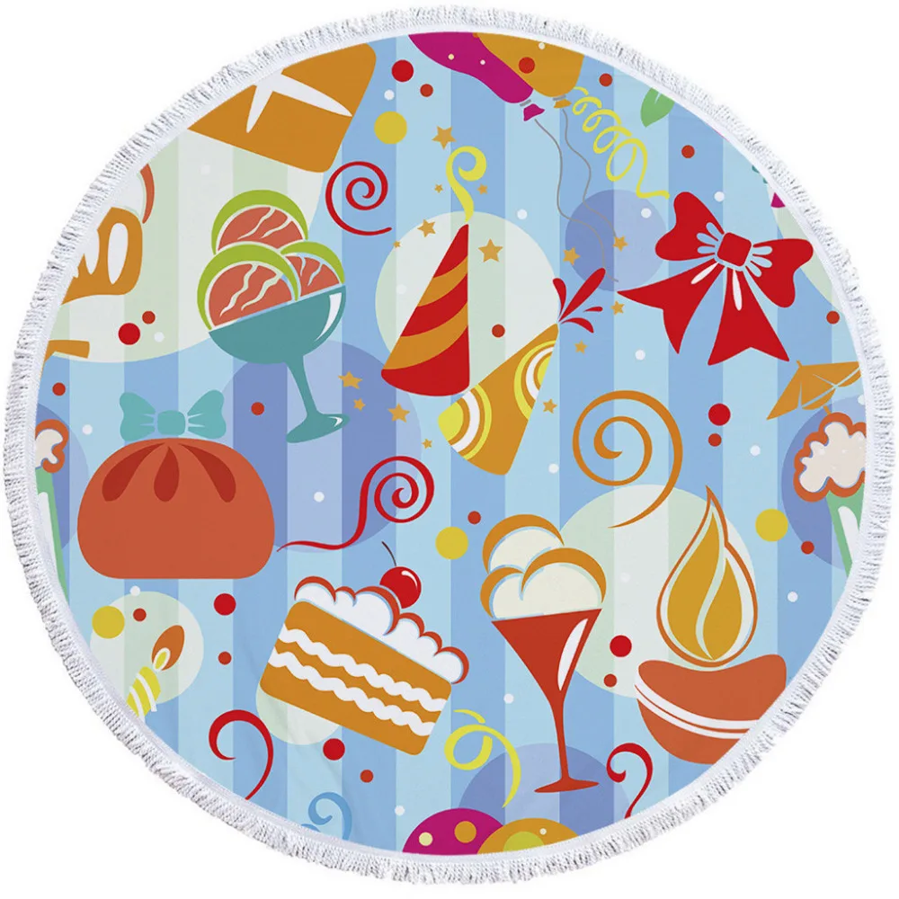 2019 fashion beach mat round yoga mat beach mat leisure comfortable camping mat waterproof sleeping outdoor camping mat 40J3 (7)