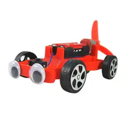 Электрический Airscrew Powered гоночный автомобиль DIY игрушка сборки комплект C0313 науки Малыш обучения эксперимент игрушка