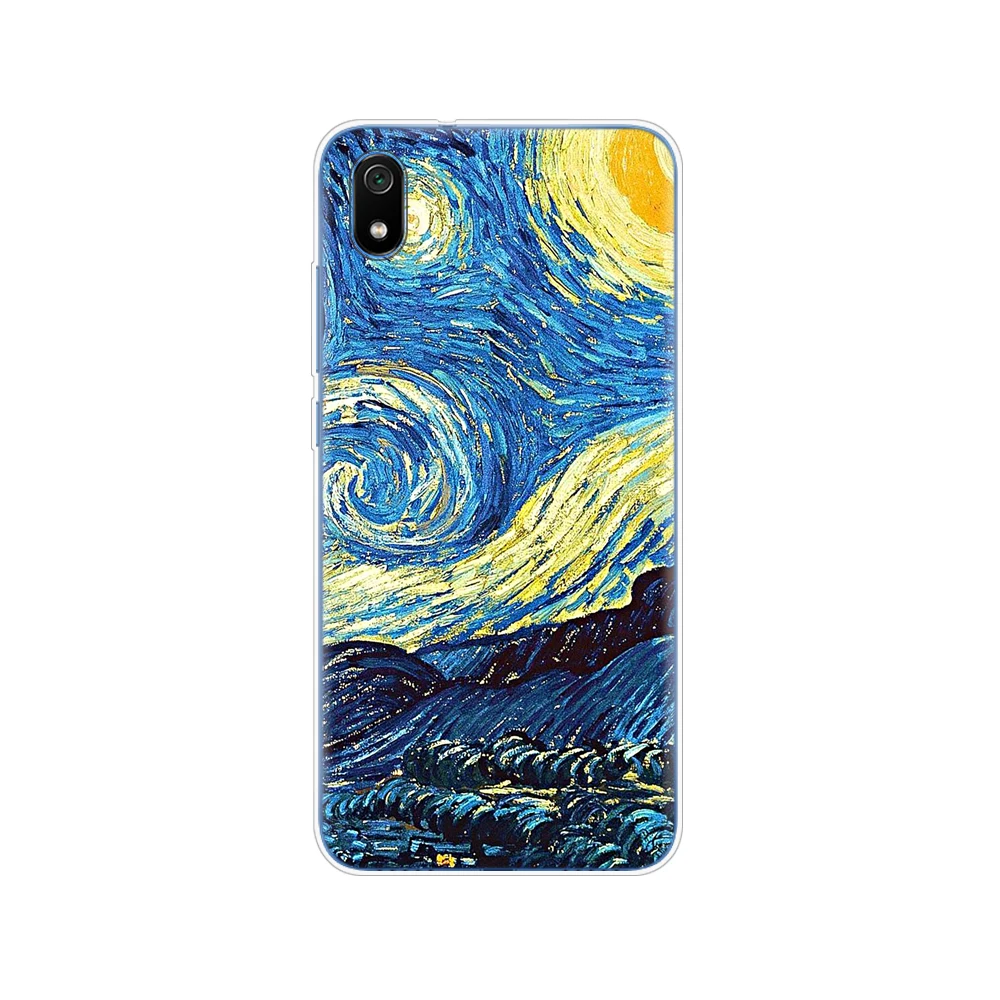 Силиконовый чехол для xiaomi redmi 7a, чехлы, мягкая задняя крышка из ТПУ для redmi 7 a, бампер hongmi 7a, чехол для телефона, полная Защита, Чехол - Цвет: 61898