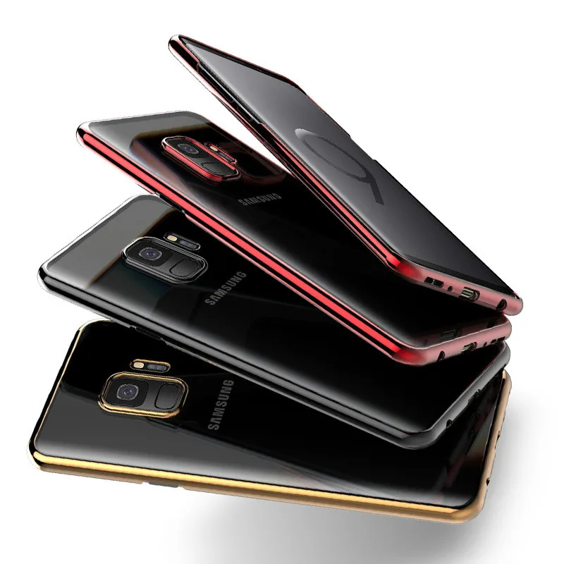 

For Samsung Galaxy S9 Plus Case Transparent TPU Soft Phone Cases Coque Samsung Galaxy S9 Back Cover #002