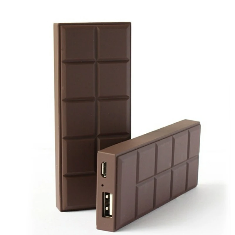 Portable Ultra-thin 3000mAh chocolate power bank portable charger external backup battery for mobile phone