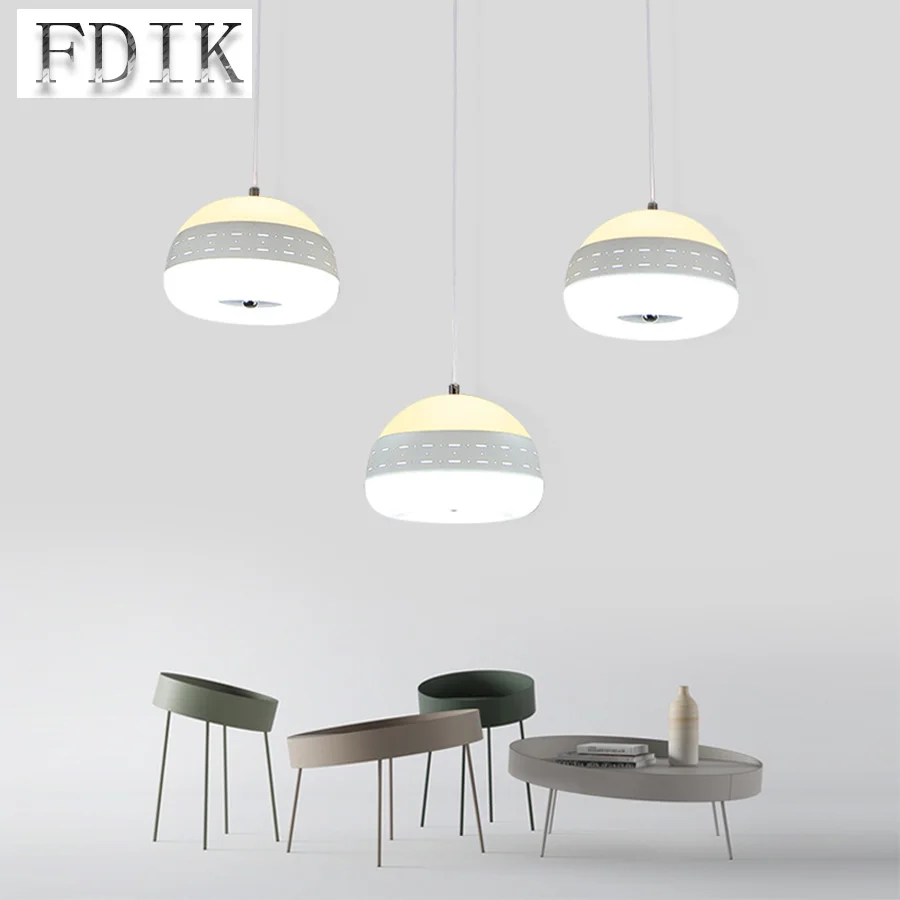 

Restaurant Pendant Light Modern Simplicity Dining Room Ceiling Top grade Luminaire Nordic Living rooms Pendant Lamp Double color