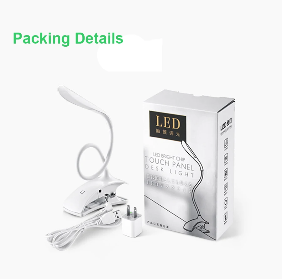 rechargeable LED lamp-clip type4