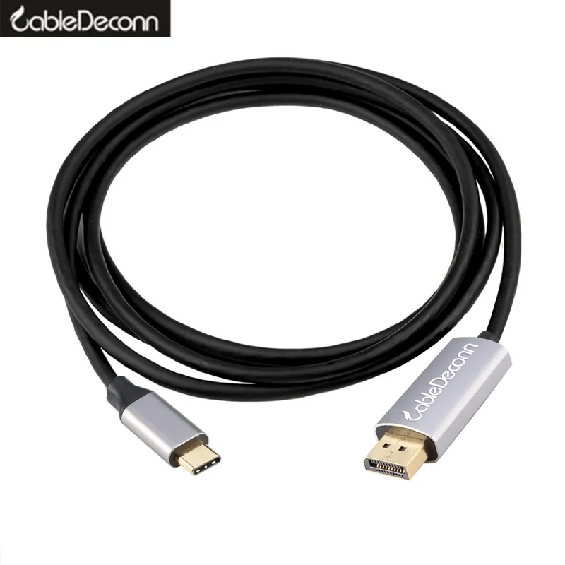 

thunderbolt 3 to displayport 4k Cable usb c Type-C USB 3.1 to DP Adapter for new Macbook pro 2017 2016 dell xps 15 13