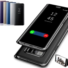 Зеркало View Flip смарт-чехол для телефона для huawei Honor P20 Pro P9 P10 плюс P8 Lite Коврики 8 9 10 20 Nova 3E 2i 3 3i кожаный чехол