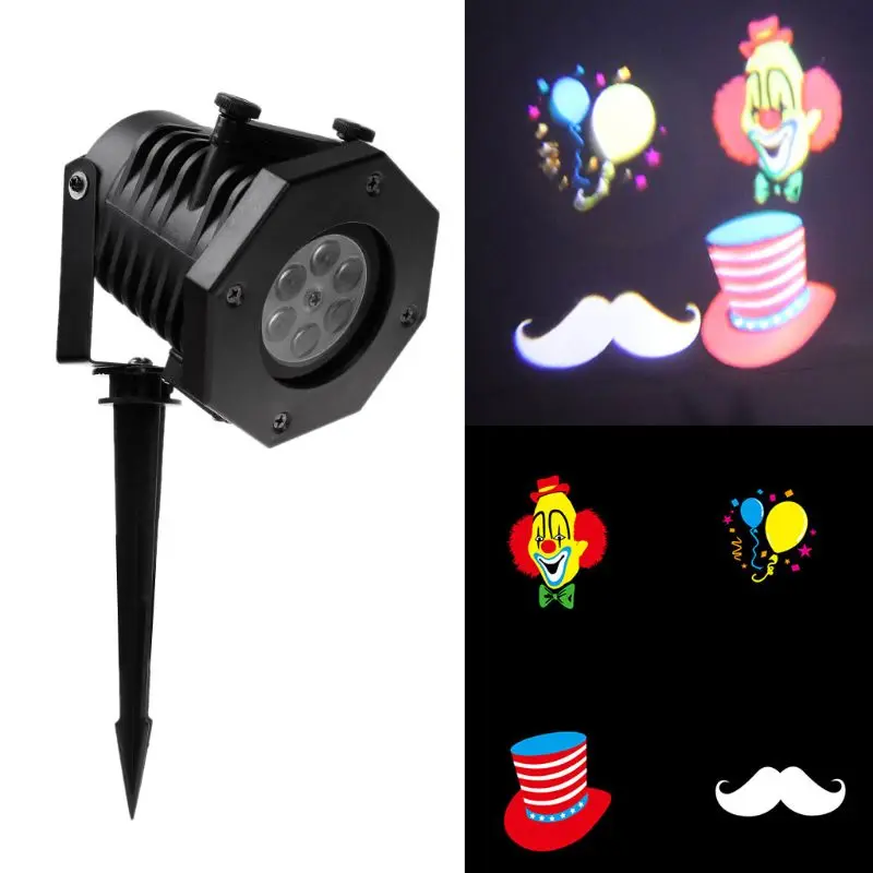 

Waterproof LED Stage Light Slides Patterns Insert Card Laser Projection Lamp For Christmas laser light LED spotlight