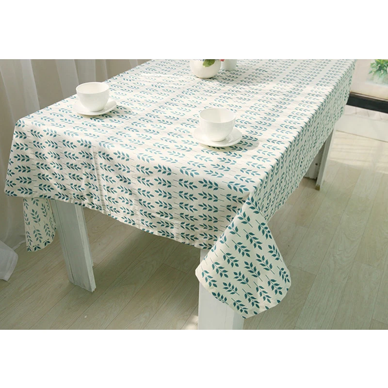 table cloth coffee tea table cloth floral leaf bohemia linen cotton
