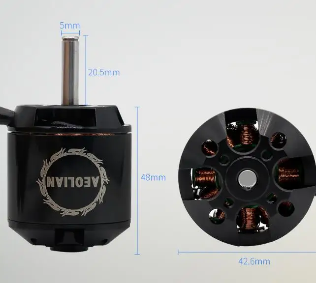 Новый бесщеточный двигатель Aeolian C4250 800kv Outrunner для радиоуправляемой модели