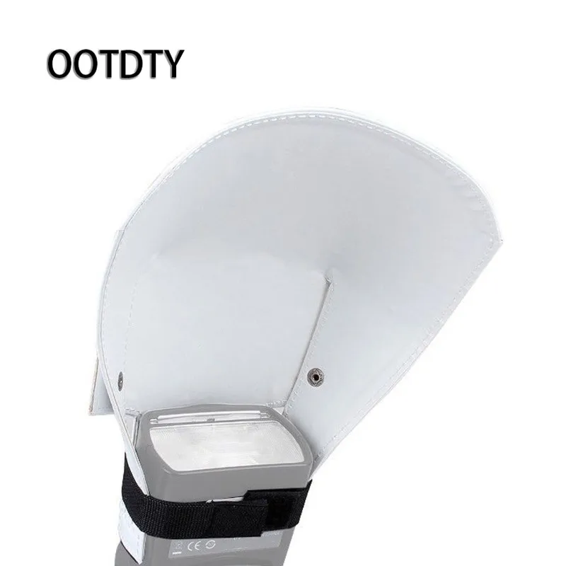 

OOTDTY Flashes Accessories Universal Flash Bounce Reflector Diffuser Camera Kit for Canon for Nikon for Pentax for Sony