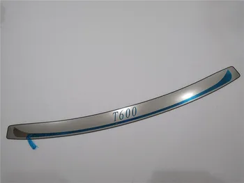 

high quality stainless steel car Rear Bumper Protector Sill Trunk Tread Plate Trim for Zotye T600 2014-2017 Car Styling