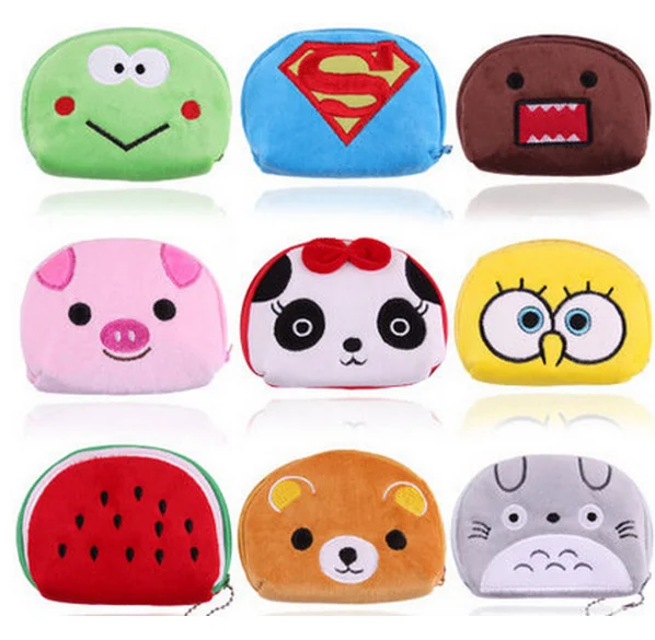  Factory Wholesale - Kawaii Half-Round 11CM Cartoon HAND Coin Purse Wallet Pouch Case BAG Women Pouch Beauty Holder BAG Handbag 